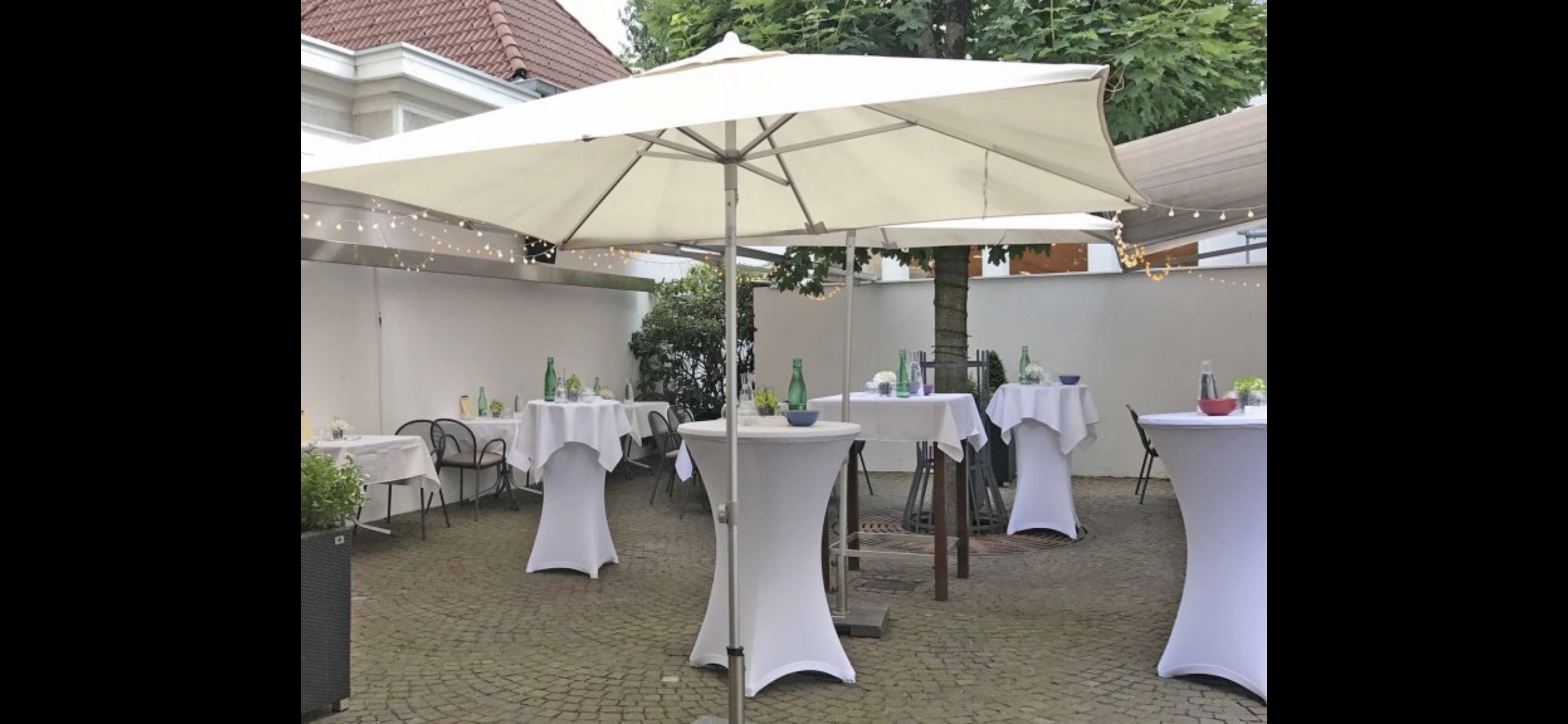 Hochzeiten und Geburtstage im Sommer stimmungsvoll feiern, bei uns mitten in der Stadt!
