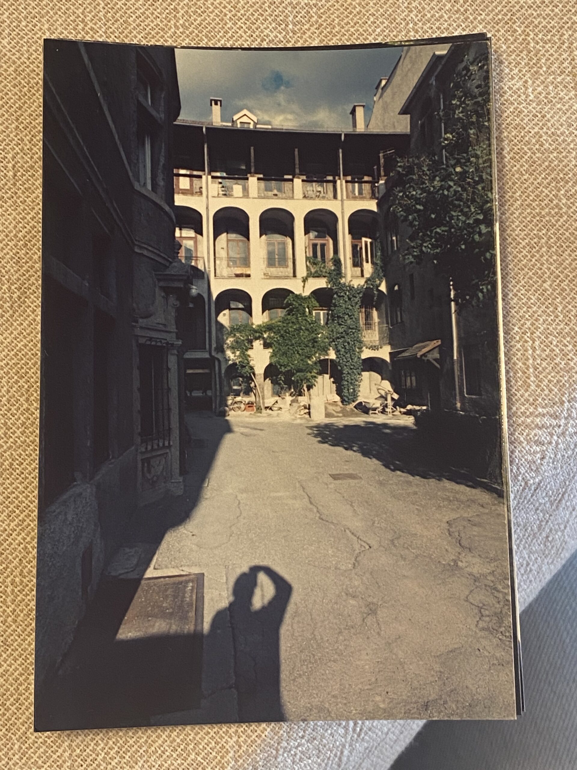 der Arkadenhof früher