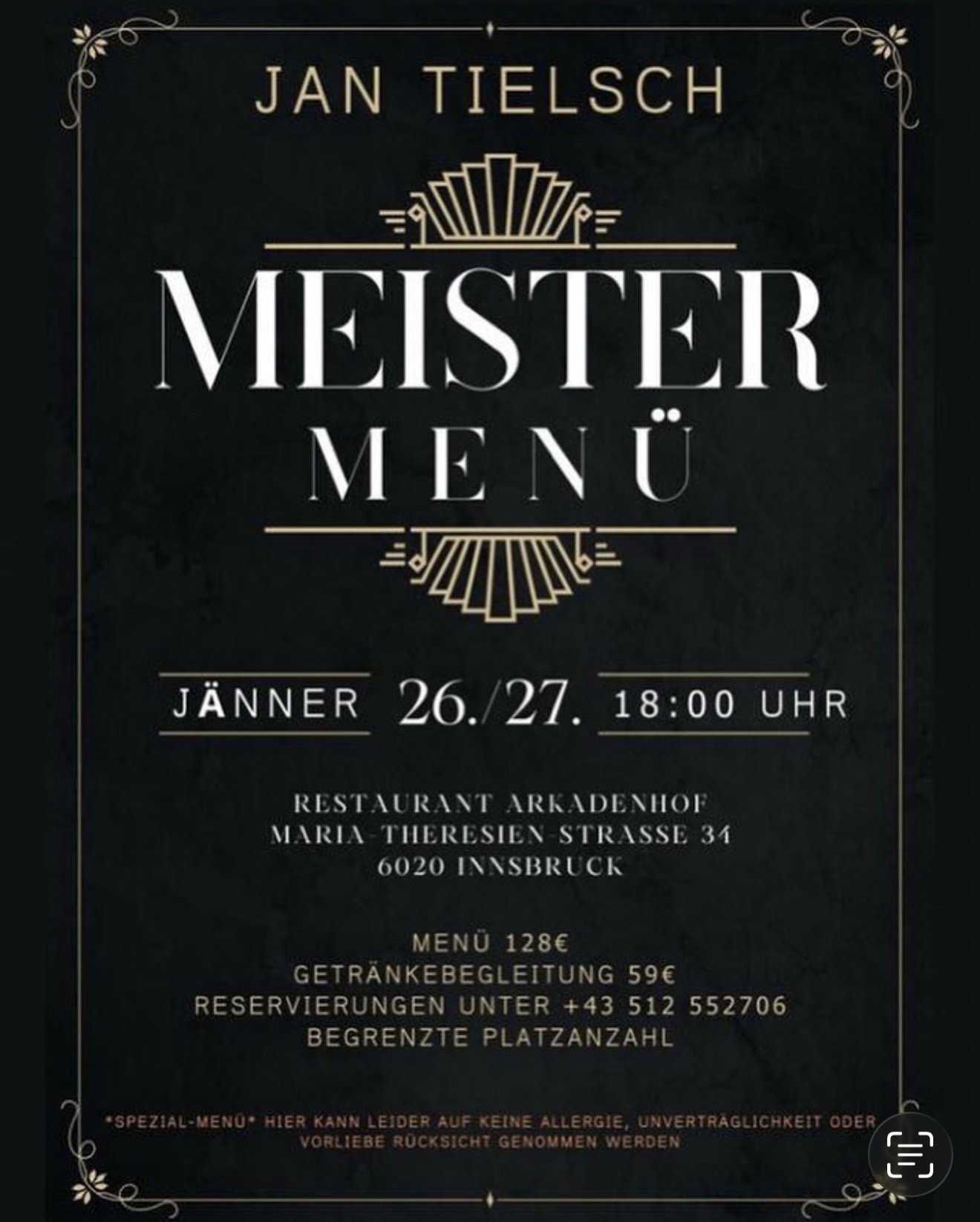 Meistermenü von Jan Tielsch